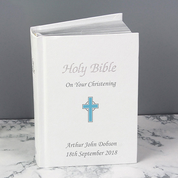 Personalised Blue Cross Childrens Bible