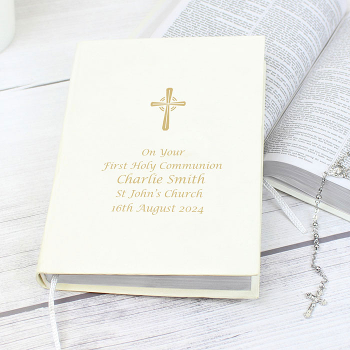 Personalised Gold Companion Holy Bible Eco Friendly