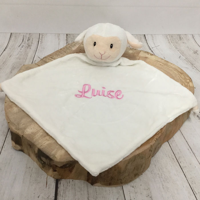 Personalised Cubbies Loverby Lamb Comforter Blankie