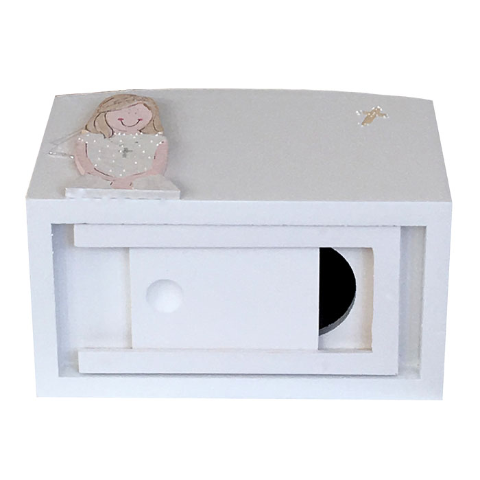 Personalised First Holy Communion Money Box for a Girl