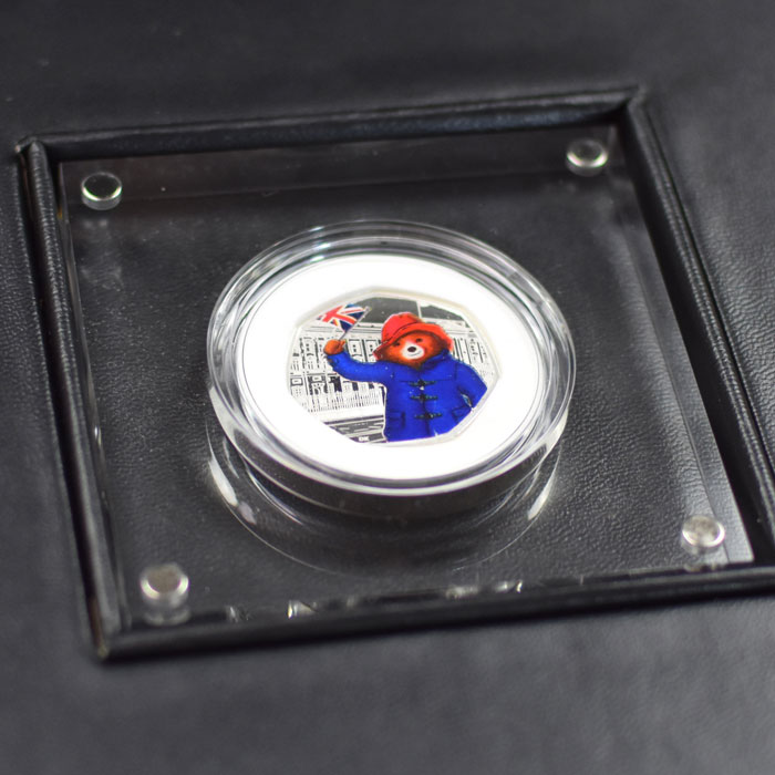 Silver Proof Paddington 50p in a Deluxe Personalised Box