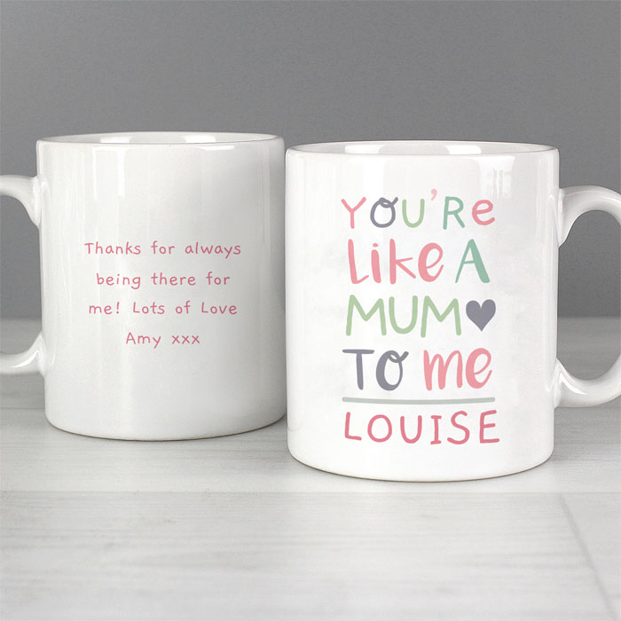 Personalised Youre Like a Mum to Me Mug
