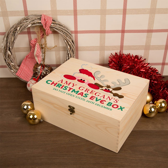 Santa and Rudolph Bespoke Christmas Eve Box for Kids
