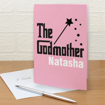 Personalised The Godmother Appreciation Thank You Card