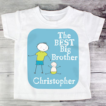 The Best Big Brother Personalised T Shirt