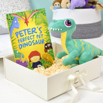Perfect Pet Dinosaur Personalised Book & Plush Toy Gift Set