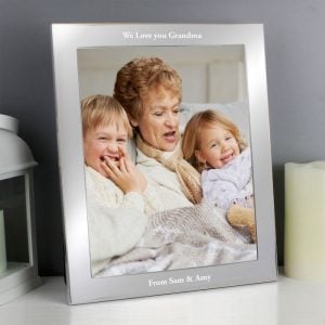 Plain Engraved Aluminium 10x8 Inch Aluminium Photo Frame