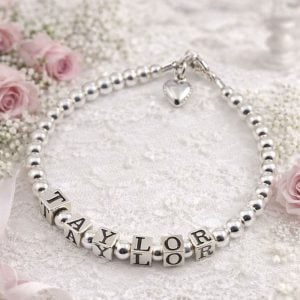 Personalised Sterling Silver Name Bracelet
