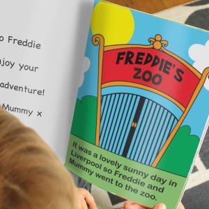 Personalised Zoo Children's A4 Story Book