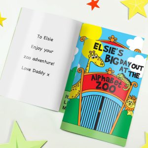 Personalised Zoo Children's A4 Story Book