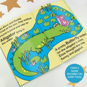 Personalised Zoo Children's A4 Story Book