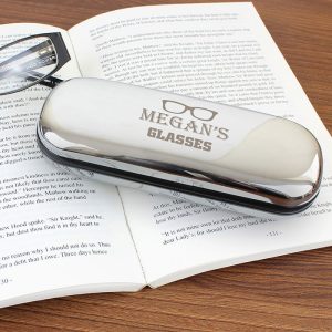 Personalised Glasses Motif Glasses Case Any Text