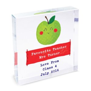 Happy Apple Personalised Crystal Token