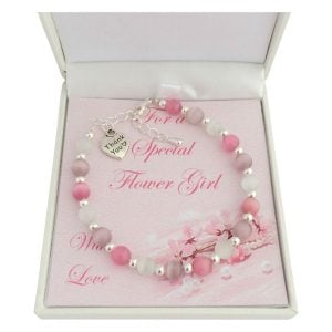Flower Girl or Bridesmaid Thank You Bracelet