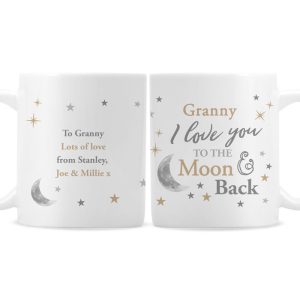 Personalised To the Moon and Back Mug Any Name and Message