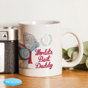 Personalised Tatty Teddy Worlds Best Mug Dad Grandad Gift