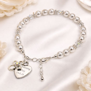 Personalised Christening Bracelet