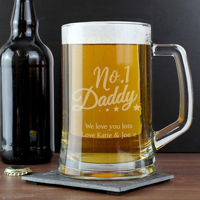 Personalised Father's Day Pint Glass