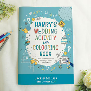 Personalised Page Boy Activity Book