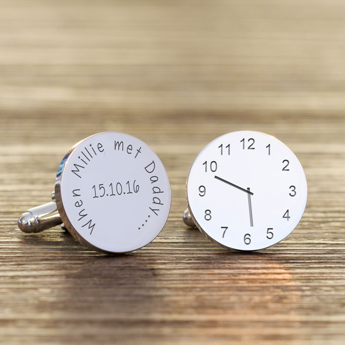 When Baby Met Daddy Cuff Links