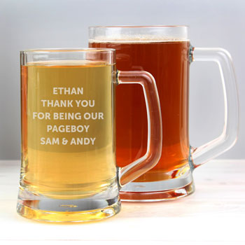 Personalised Page Boy Tankard
