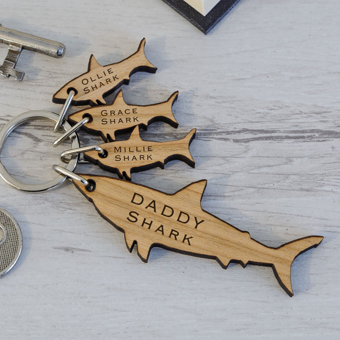 Personalised Shark Keyring