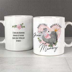 Personalised 1st Mothers Day Mama Bear Mug Mummy Gift