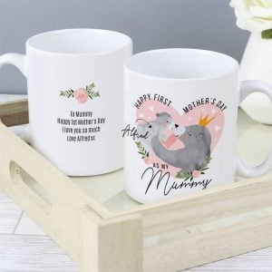 Personalised 1st Mothers Day Mama Bear Mug Mummy Gift