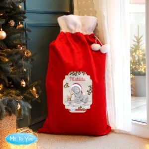 Me to You Tatty Teddy Reindeer Santa Sack Personalised