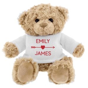 Personalised Couple In Love Teddy Bear