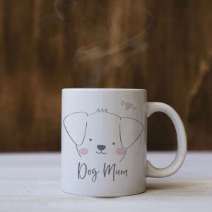 Personalised Ceramic Dog Mum Mug