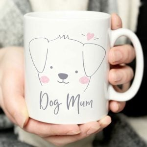 Personalised Ceramic Dog Mum Mug