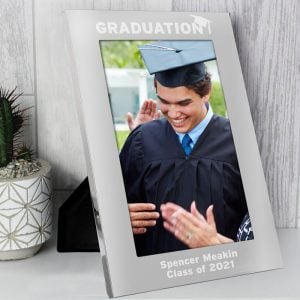 Personalised Graduation 7x5 Inch Aluminium Photo Frame