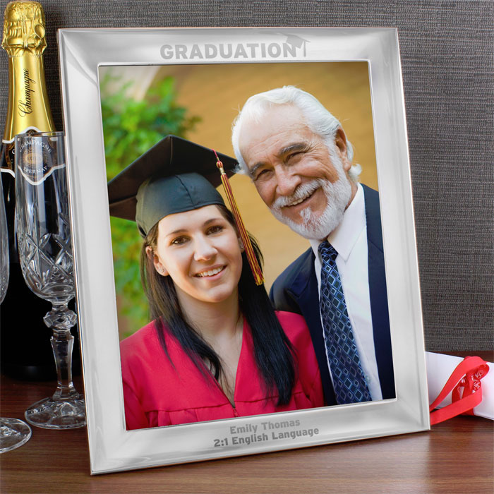 Personalised Graduation 8x10 Inch Aluminium Photo Frame