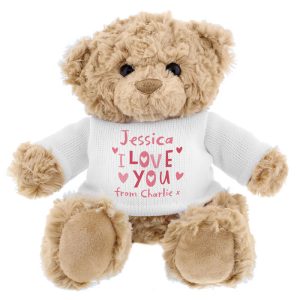 Personalised I Love You Teddy Bear