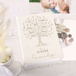 Personalised Family Tree 6x4 Inch Photo Album with Sleeves