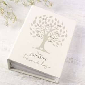 Personalised Family Tree 6x4 Inch Photo Album with Sleeves
