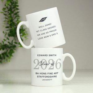 Personalised Class of Ceramic Graduation Mug