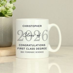 Personalised Class of Ceramic Graduation Mug