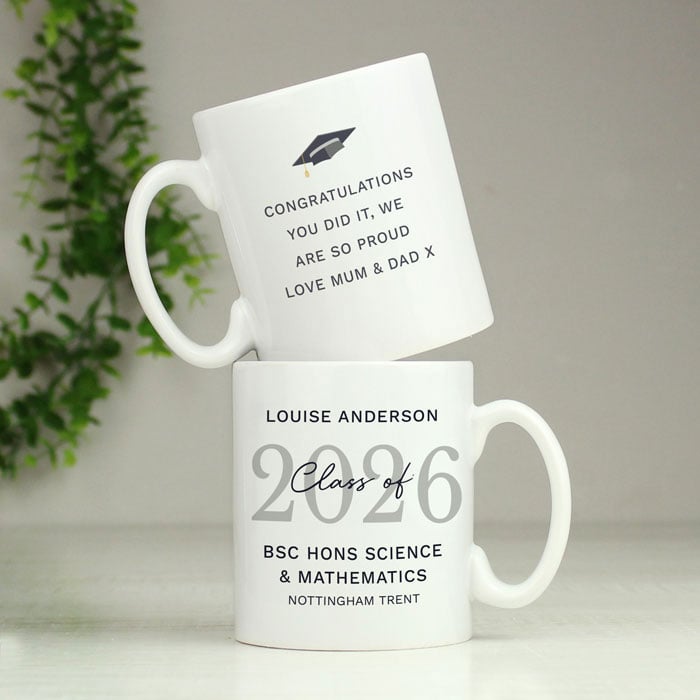 Personalised Class of Ceramic Graduation Mug