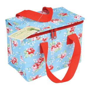 Girl's Personalised Roses Insulated Recycled Lunch Bag