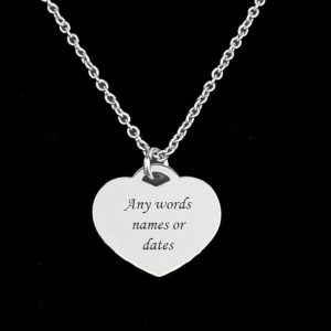 Personalised Paw Print Stainless Steel Pet Loss Necklace