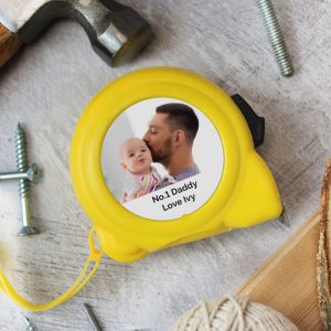 Personalised Photo Upload Tape Measure DIY Gift