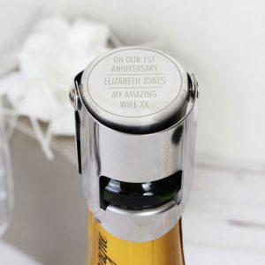 Personalised Classic Bottle Stopper - Graduation Wedding Etc