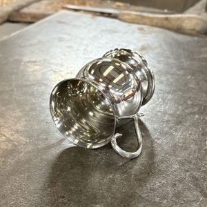 Personalised Engraved Georgian Pewter Baby Christening Mug