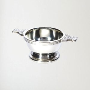 Personalised Engraved Extra Small Pewter Quaich