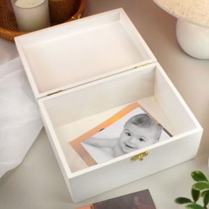 Personalised Photo Upload Memorial Keepsake Box Any Text