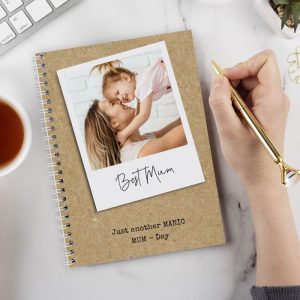 Personalised Photo Upload Polaroid Notebook A5