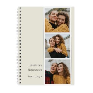 Personalised Photo Upload Strip Notebook