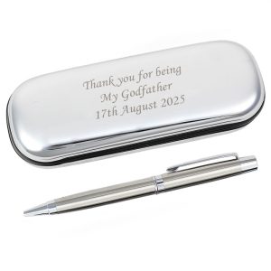 Personalised Godparent Pen & Box Set Appreciation Gift
